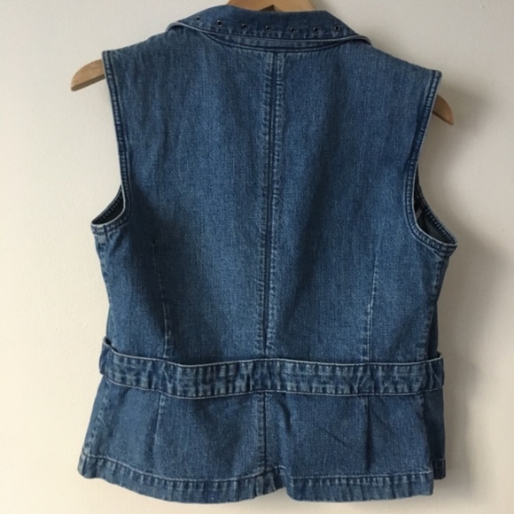 Vintage 90's Denim Jean Vest - Picture 8 of 8